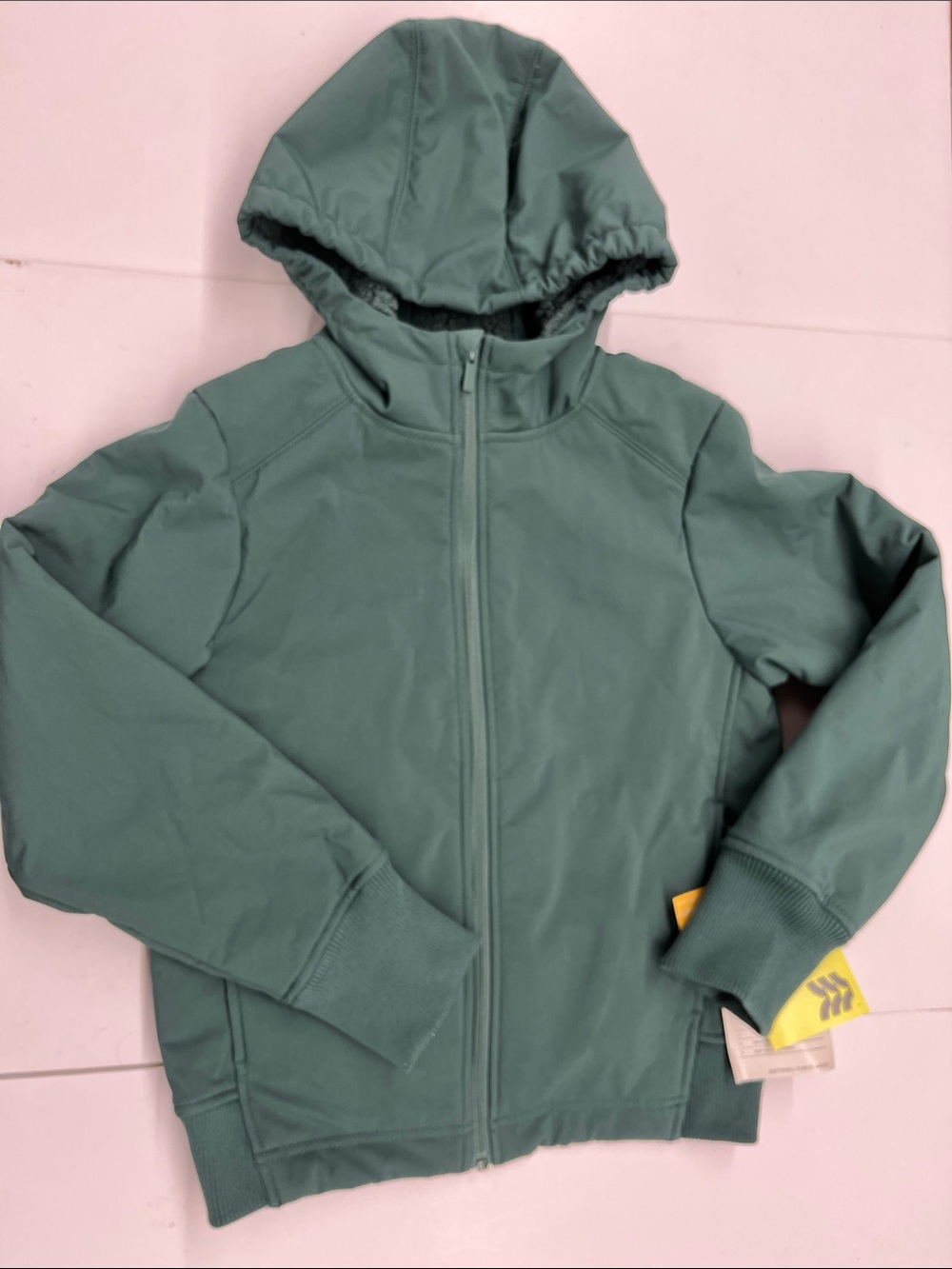 NEW All In Motion Boys Soft shell fleece Hooded Zip Jacket